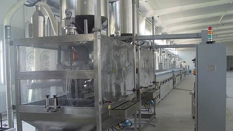 Electrostatic Flocking Line