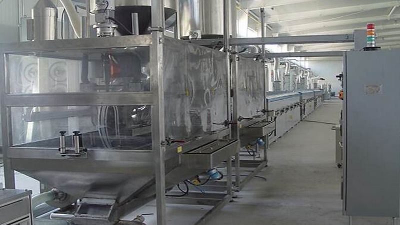 Electrostatic Flocking Line